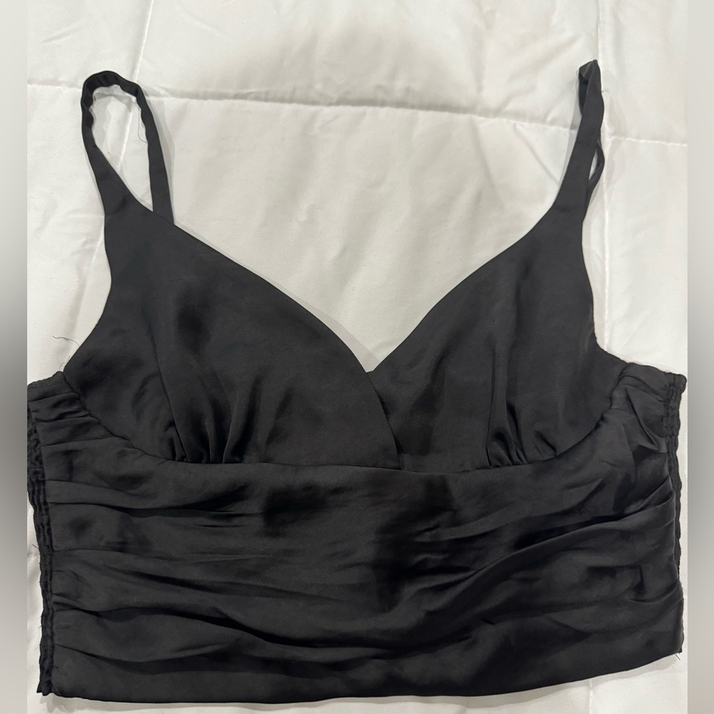 Zara satin top